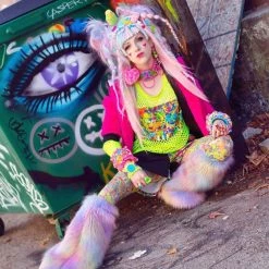 Outlet 😀 6%DOKIDOKI Cyberpunk Primal Pop [Vivid Neon Yellow] | MESH TOP** 😉 -PUNK Sales Store 6 dokidoki primal pop vivid neon yellow mesh top 6 782885d3 351b 4f76 ac5f 1614531f5828 700x700