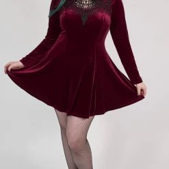 Buy 🔥 PUNK RAVE Punky Colour Bloodborne [Red] | 👗 DRESS [PLUS SIZE] 🔔