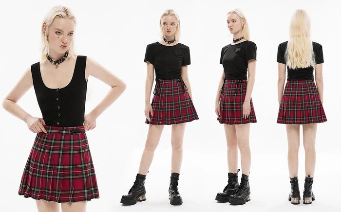 Wholesale ⭐ PUNK RAVE Grunge Thorne | 👗 SKIRT ❤️ 13 Wholesale ⭐ PUNK RAVE Grunge Thorne | 👗 SKIRT ❤️ - Image 11