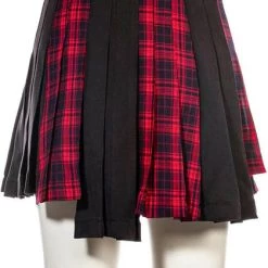 Coupon ✨ RED NIGHT Punky Colour Vermillion | PLEATED 👗 SKIRT* 🌟 -PUNK Sales Store SK018R 6 6ac3995f b414 42f0 8162 a85826850b50 700x700