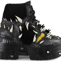 Top 10 🧨 ANTHONY WANG Anthony Wang Black Apple [Black] | PLATFORM 👟 SNEAKERS 😀 -PUNK Sales Store anthony wang black apple black pu platform sneakers 4 581a8714 94ad 414c bbf9 eb0032c701e1 700x700