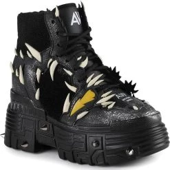 Top 10 🧨 ANTHONY WANG Anthony Wang Black Apple [Black] | PLATFORM 👟 SNEAKERS 😀 -PUNK Sales Store anthony wang black apple black pu platform sneakers 5 f58a9dcd f27d 4112 baa4 d030b44f7b6e 700x700