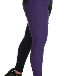 Best reviews of 🧨 BANNED ALTERNATIVE Punky Colour Bailey Half And Half [Purple/Black] | PANTS 🎉 -PUNK Sales Store banned alternative bailey half and half purple black pants 3 700x700