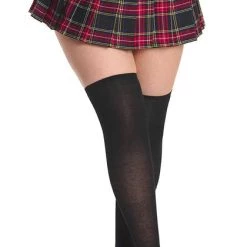 Buy ⭐ BANNED ALTERNATIVE Grunge Darkdoll [Black Tartan] | MINI 👗 SKIRT 😍 -PUNK Sales Store banned apparel black tartan mini skirt 7 700x700