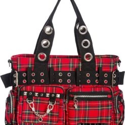 Brand new 👍 BANNED ALTERNATIVE Punky Colour Camdyn [Red] | 👜 HANDBAG 🛒