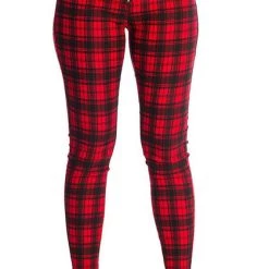 Best Sale 🎁 BANNED ALTERNATIVE Punky Colour Damien [Red] | PANTS 🤩