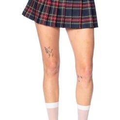 Wholesale ❤️ BANNED ALTERNATIVE Grunge Darkdoll [Navy Blue Tartan] | MINI 👗 SKIRT 😍