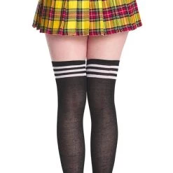 Promo 😀 BANNED ALTERNATIVE Grunge Darkdoll [Yellow Tartan] | MINI 👗 SKIRT 🔔 -PUNK Sales Store banned apparel yellow tartan mini skirt 8 700x700