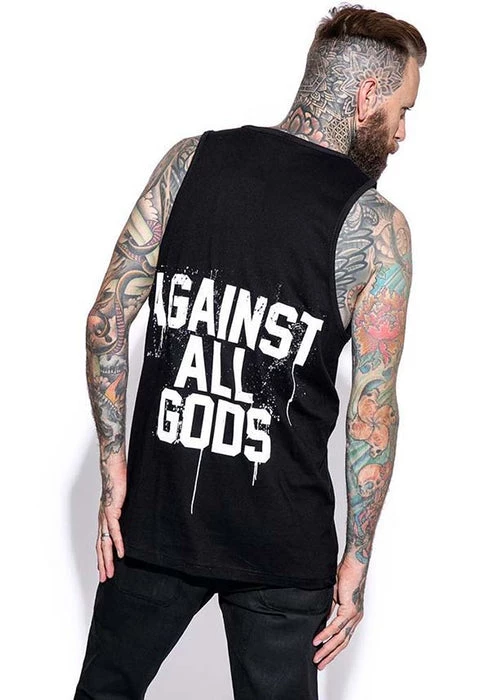 Promo 😍 BLACKCRAFT Mens Clothing Against All Gods | TANK TOP ❤️ 4 Promo 😍 BLACKCRAFT Mens Clothing Against All Gods | TANK TOP ❤️ - Image 2