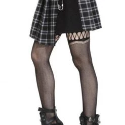 New 🥰 DARK IN LOVE Grunge Pleated Grid Irregular [Black] | HEM 👗 SKIRT 🔥 -PUNK Sales Store dark in love grid irregular hem skirt 2 2423589e 8d69 439e b220 4867f603cc67 700x700