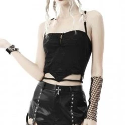 Wholesale 🎁 DARK IN LOVE Punky Colour Lara | HALTER TOP 👍 -PUNK Sales Store dark in love punk thru hole fabric halter top 1 c238934d b8a3 4872 bc5c fc7d89e2725a 700x700