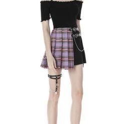 Discount 🧨 DARK IN LOVE Kawaii Purple Checked | PLEATED 👗 SKIRT 🛒 -PUNK Sales Store dark in love purple checked pleated skirt 5 cc870e4e 2fb3 489a bdef 6b8ee1411018 700x700