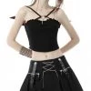 Cheapest 🎉 DARK IN LOVE Punky Colour Rock Chain | PLEATED MINI 👗 SKIRT* 🎉