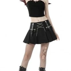 Cheapest 🎉 DARK IN LOVE Punky Colour Rock Chain | PLEATED MINI 👗 SKIRT* 🎉 -PUNK Sales Store dark in love rock chain pleated mini skirt 5 5e381db5 5ba4 4572 b6b4 7f6fd1ea1090 700x700