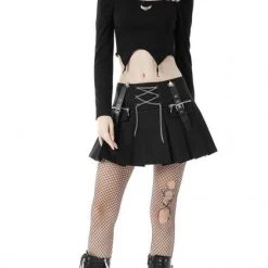 Cheapest 🎉 DARK IN LOVE Punky Colour Rock Chain | PLEATED MINI 👗 SKIRT* 🎉 -PUNK Sales Store dark in love rock chain pleated mini skirt 6 487dcc62 e75c 4f79 b71a b66e5c8b7dd4 700x700