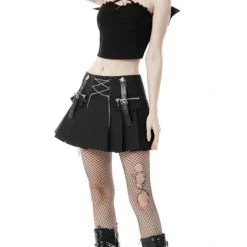 Cheapest 🎉 DARK IN LOVE Punky Colour Rock Chain | PLEATED MINI 👗 SKIRT* 🎉 -PUNK Sales Store dark in love rock chain pleated mini skirt 7 a49f3f91 54c8 4946 b9a9 d330e8862240 700x700