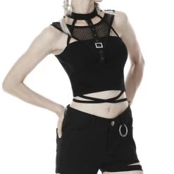 Best Sale ✨ DARK IN LOVE Punky Colour Splicing | CROP TOP ✨ -PUNK Sales Store dark in love splicing midriff baring top 11 75d04c3e 2dde 48ce 9062 94a4c8944a67 700x700
