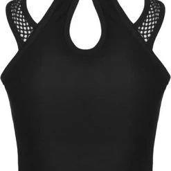 Best Sale ✨ DARK IN LOVE Punky Colour Splicing | CROP TOP ✨ -PUNK Sales Store dark in love splicing midriff baring top 3 987ce167 b8c8 4883 9780 2d379af3d8be 700x700