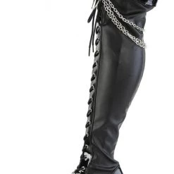 Outlet 💯 DEMONIA 👟 SHOES Demonia BRATTY-304 [Black Vegan Leather] | 🥾 BOOTS [IN STOCK] 🛒 -PUNK Sales Store demonia shoes bratty 304 black stretch vegan leather boots 3 31e3182e 0ab7 4a79 9cbc 70875b8eca87 700x700