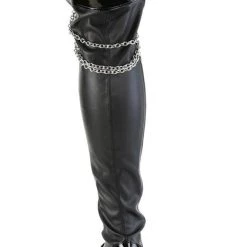 Outlet 💯 DEMONIA 👟 SHOES Demonia BRATTY-304 [Black Vegan Leather] | 🥾 BOOTS [IN STOCK] 🛒 -PUNK Sales Store demonia shoes bratty 304 black stretch vegan leather boots 4 e0dc6dfc 5303 499a 8b5a 1d4f20aa5bbf 700x700