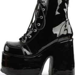 Top 10 🛒 DEMONIA 👟 SHOES Demonia CAMEL-203 [Black Patent] | PLATFORM 🥾 BOOTS [IN STOCK] ✔️ -PUNK Sales Store demonia shoes camel 203 black pat 3 09b5000e 95d3 4e14 a5c2 4cb370ce2728 700x700