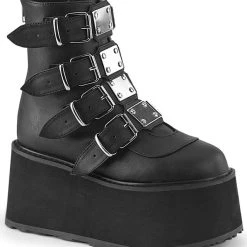 Buy 🎁 DEMONIA 👟 SHOES Demonia DAMNED-105 [Black] | PLATFORM 🥾 BOOTS [IN STOCK] 🧨