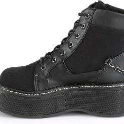 Cheapest 🎁 DEMONIA 👟 SHOES Demonia EMILY-114 [Black] | 🥾 BOOTS [IN STOCK]` 🛒 -PUNK Sales Store demonia shoes emily 114 black canvas vegan leather 3 752b3ad6 97ef 45a3 9019 d152e8d9c3ab 700x700