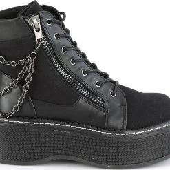 Cheapest 🎁 DEMONIA 👟 SHOES Demonia EMILY-114 [Black] | 🥾 BOOTS [IN STOCK]` 🛒 -PUNK Sales Store demonia shoes emily 114 black canvas vegan leather 5 5fb7facc eb3f 45f5 a959 8dc000fb708f 700x700
