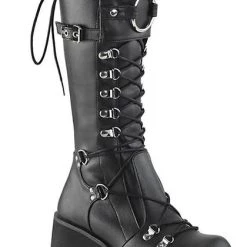 Wholesale 🧨 DEMONIA 👟 SHOES Demonia KERA-200 [Black] | PLATFORM 🥾 BOOTS [IN STOCK] 🎉