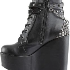 Promo ✔️ DEMONIA 👟 SHOES Demonia POISON-101 [Black] | PLATFORM 🥾 BOOTS [IN STOCK] 🎉 -PUNK Sales Store demonia shoes poison 101 black platform boots 3 700x700