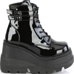 Cheapest 🥰 DEMONIA 👟 SHOES Demonia SHAKER-52 [Black Patent] | PLATFORM 🥾 BOOTS [IN STOCK]` 🎉 -PUNK Sales Store demonia shoes shaker 52 black patent 5 bc6dc6dc 187f 4e7c 870e a0ffa6e9fd8c 700x700