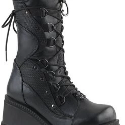 New 🧨 DEMONIA 👟 SHOES Demonia SHAKER-70 [Black] | PLATFORM 🥾 BOOTS [IN STOCK] 💯