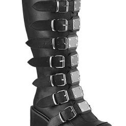 Wholesale 👏 DEMONIA 👟 SHOES Demonia SWING-815WC [Black] | WIDE CALF PLATFORM 🥾 BOOTS [IN STOCK] 🤩