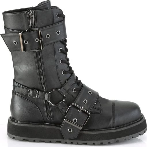 Discount 😍 DEMONIA 👟 SHOES Demonia VALOR-220 [Black] | 🥾 BOOTS [IN STOCK]` 💯 -PUNK Sales Store demonia shoes valor 220 black boots 5 700x700