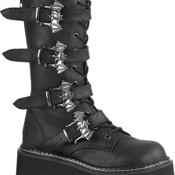 Hot Sale 😀 DEMONIA 👟 SHOES Bats EMILY-322 [Black] | 🥾 BOOTS [IN STOCK] 😉