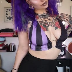 Best Sale ❤️ FOREST INK Beetlejuice Nightshade | HALTER TOP 👏 -PUNK Sales Store forest ink nightshade halter top 5 048682e9 d314 48b1 b602 9f313988e7c6 700x700