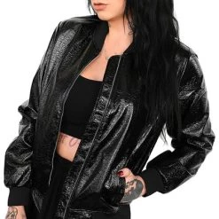 Best deal 💯 FOXBLOOD Punky Colour PVC Crackle | BOMBER JACKET* 😉 -PUNK Sales Store foxblood pvc crackle bomber jacket 2 06474fea f202 4846 91cd 9c96fbcd12ec 700x700