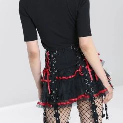 Deals 🎉 HELL BUNNY Punky Colour Chai [Black/Red] | MINI 👗 SKIRT* ❤️ -PUNK Sales Store hell bunny chai black red mini skirt 4 11e4f344 ea67 44f2 ab0c 78f5207f6ced 700x700
