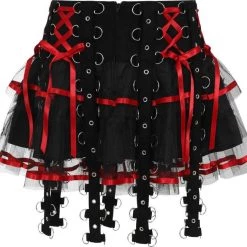 Deals 🎉 HELL BUNNY Punky Colour Chai [Black/Red] | MINI 👗 SKIRT* ❤️ -PUNK Sales Store hell bunny chai black red mini skirt 6 2b0716a5 1399 4aed b198 0ed13adf78ab 700x700