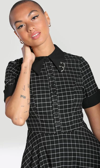 Flash Sale 😀 HELL BUNNY Corporate + Office Wear Tate | MINI 👗 DRESS 💯 6 Flash Sale 😀 HELL BUNNY Corporate + Office Wear Tate | MINI 👗 DRESS 💯 - Image 4