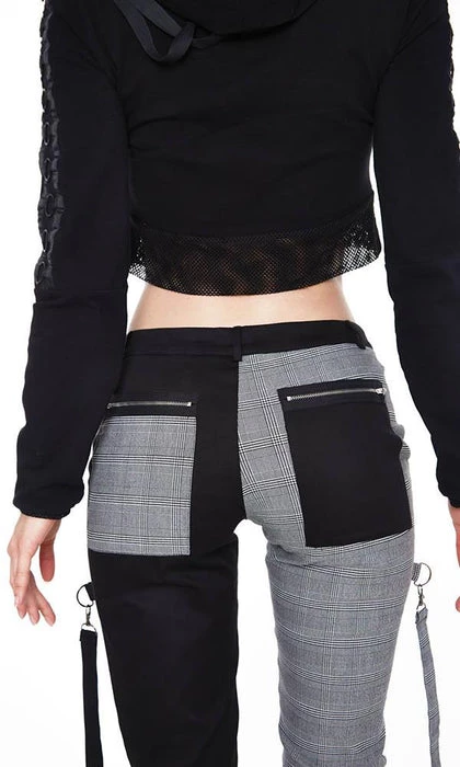 Best deal ๐ฅ JAWBREAKER Grunge Houndstooth Check | BONDAGE PANTS ๐ 5 Best deal ๐ฅ JAWBREAKER Grunge Houndstooth Check | BONDAGE PANTS ๐ - Image 3