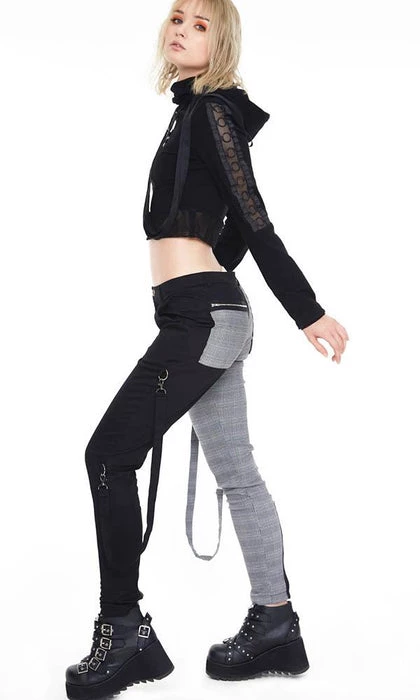 Best deal ๐ฅ JAWBREAKER Grunge Houndstooth Check | BONDAGE PANTS ๐ 6 Best deal ๐ฅ JAWBREAKER Grunge Houndstooth Check | BONDAGE PANTS ๐ - Image 4