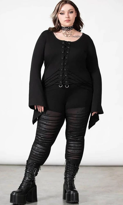 New 😉 KILLSTAR Grunge Assent | SLASHED LEGGINGS 👍 6 New 😉 KILLSTAR Grunge Assent | SLASHED LEGGINGS 👍 - Image 4