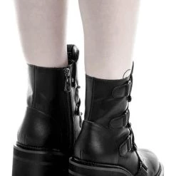 Cheap 😀 KILLSTAR Killstar Broom Rider [Black] | 🥾 BOOTS" ⭐ -PUNK Sales Store killstar broom rider black boots 4 700x700