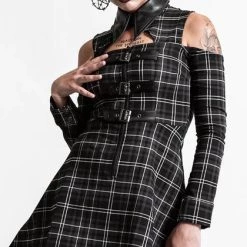 Best Pirce 🎉 KILLSTAR Grunge Chaotica [Ash Tartan] | 👕 SHIRT-DRESS* 🎉 -PUNK Sales Store killstar chaotica ash tartan shirt dress 2 2f601380 99d3 444c a462 622496bb0eef 700x700