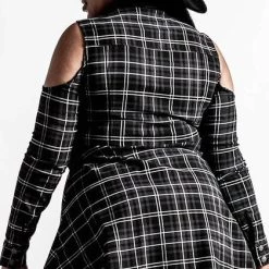 Best Pirce 🎉 KILLSTAR Grunge Chaotica [Ash Tartan] | 👕 SHIRT-DRESS* 🎉 -PUNK Sales Store killstar chaotica ash tartan shirt dress 6 befdec36 9207 4599 9704 179bc189e57e 700x700