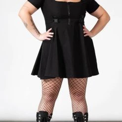 Budget 😍 KILLSTAR Grunge Cybermancy | Zip SKATER 👗 DRESS 🤩 -PUNK Sales Store killstar cybermancy zip skater dress 6 56146ba4 d331 4860 846e 55a84ac199e7 700x700
