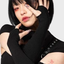 Coupon 💯 KILLSTAR Mens Accessories Elvyne | GLOVES ✨ -PUNK Sales Store killstar elvyne gloves 2 700x700