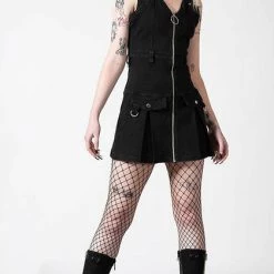 Promo 🔔 KILLSTAR Punky Colour Furiosa | ZIP 👗 DRESS* 🎉 -PUNK Sales Store killstar furiosa zip dress 3 de3d76ab 1406 4d1d a0f4 e31516ee82f9 700x700