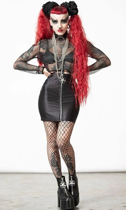 Promo 👍 KILLSTAR Punky Colour Hellia | FISHNET TOP 😍 4 Promo 👍 KILLSTAR Punky Colour Hellia | FISHNET TOP 😍 - Image 2